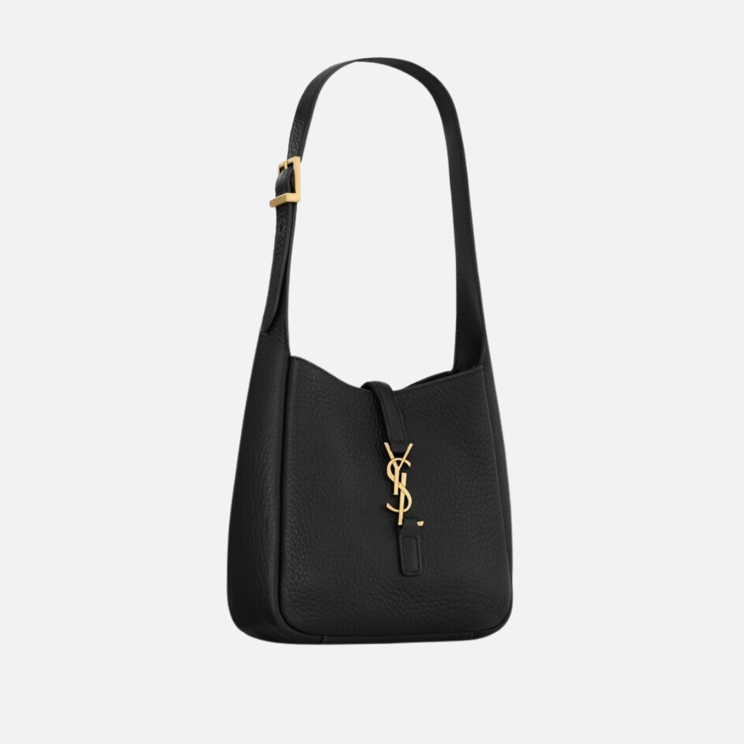 SAINT LAURENT – BABY LE 5 À 7 SOFT BAG IN GRAINED LEATHER