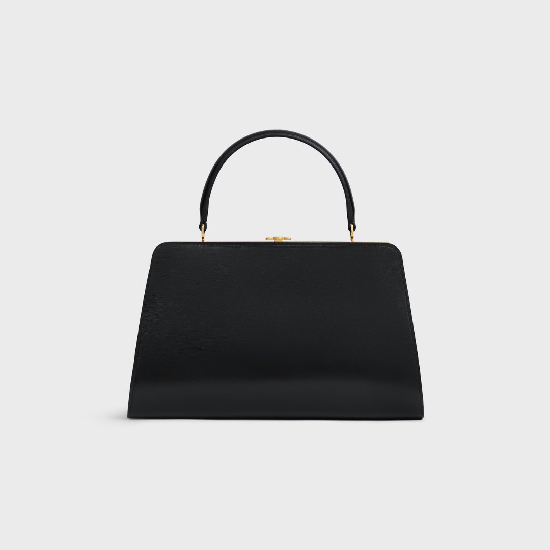CELINE ANTOINETTE MEDIUM BAG IN SATINATED CALFSKIN – NATURAL COLOUR