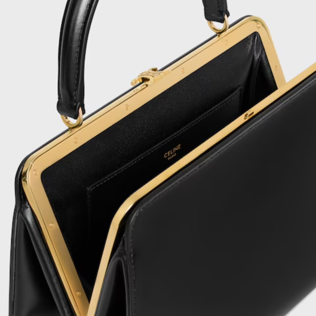 CELINE ANTOINETTE MEDIUM BAG IN SATINATED CALFSKIN – NATURAL COLOUR