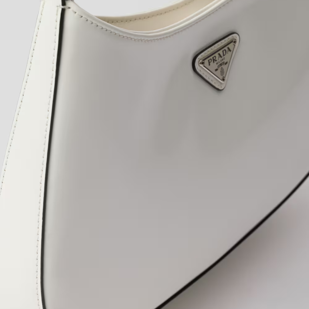 PRADA CLEO SHOULDER BAG IN BRUSHED LEATHER