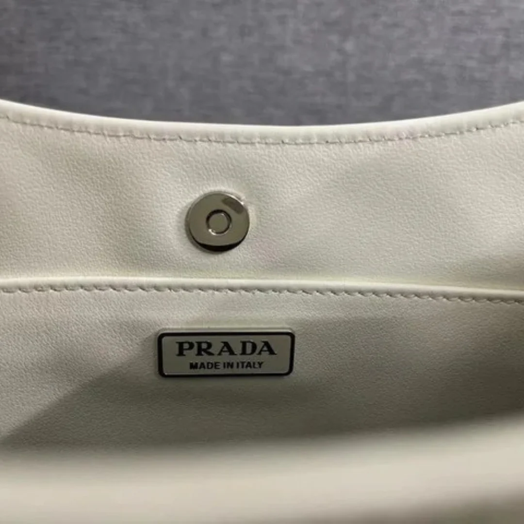 PRADA CLEO SHOULDER BAG IN BRUSHED LEATHER