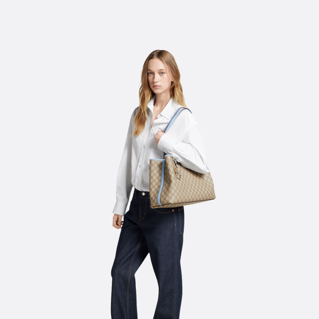 LARGE GG EMBLEM SHOPPER GUCCI