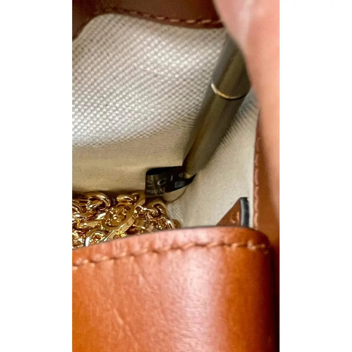 GUCCI DIANA SMALL TOTE BAG WITH CRYSTALS